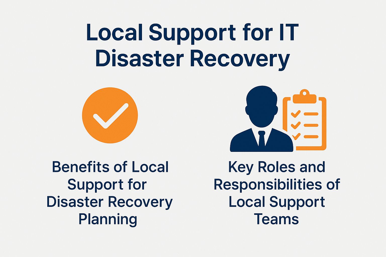 Local Support for IT Disaster Recovery